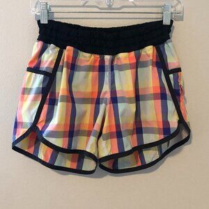 Lululemon Speed Shorts 2013 Seawheeze Entry Plaid